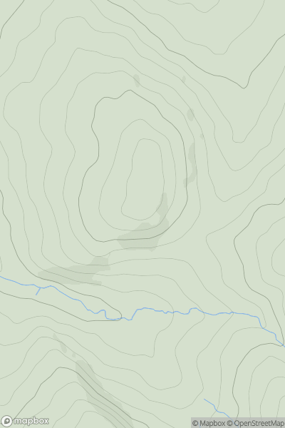 Thumbnail image for Brownhill [Lancashire, Cheshire and S Pennines] showing contour plot for surrounding peak